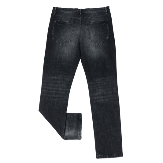 Ripped Sold Color Denim