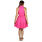 SHEIN - Batwing Sleeve Fold Pleated Shirt Dress