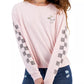 GRAYSON / THREADS - Checkered Long-Sleeve Blouse