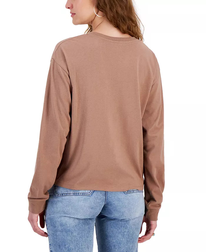 PEANUTS - Snoopy Long-Sleeve Blouse