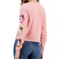 DISNEY -  Floral Mickey Long-Sleeve Blouse