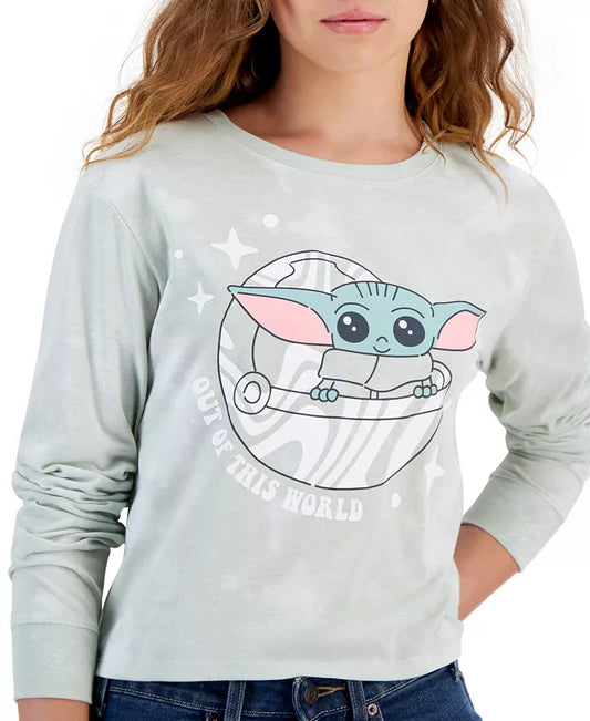 STAR WARS - Baby Grogu Tie-Dye Long-Sleeve T-Shirt