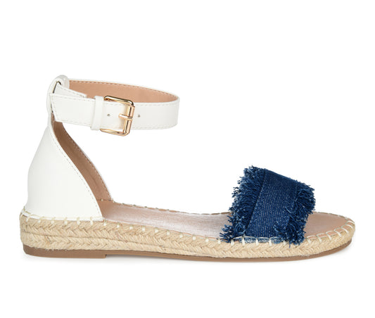 JOURNEE COLLECTION - Espadrille Denim Sandals