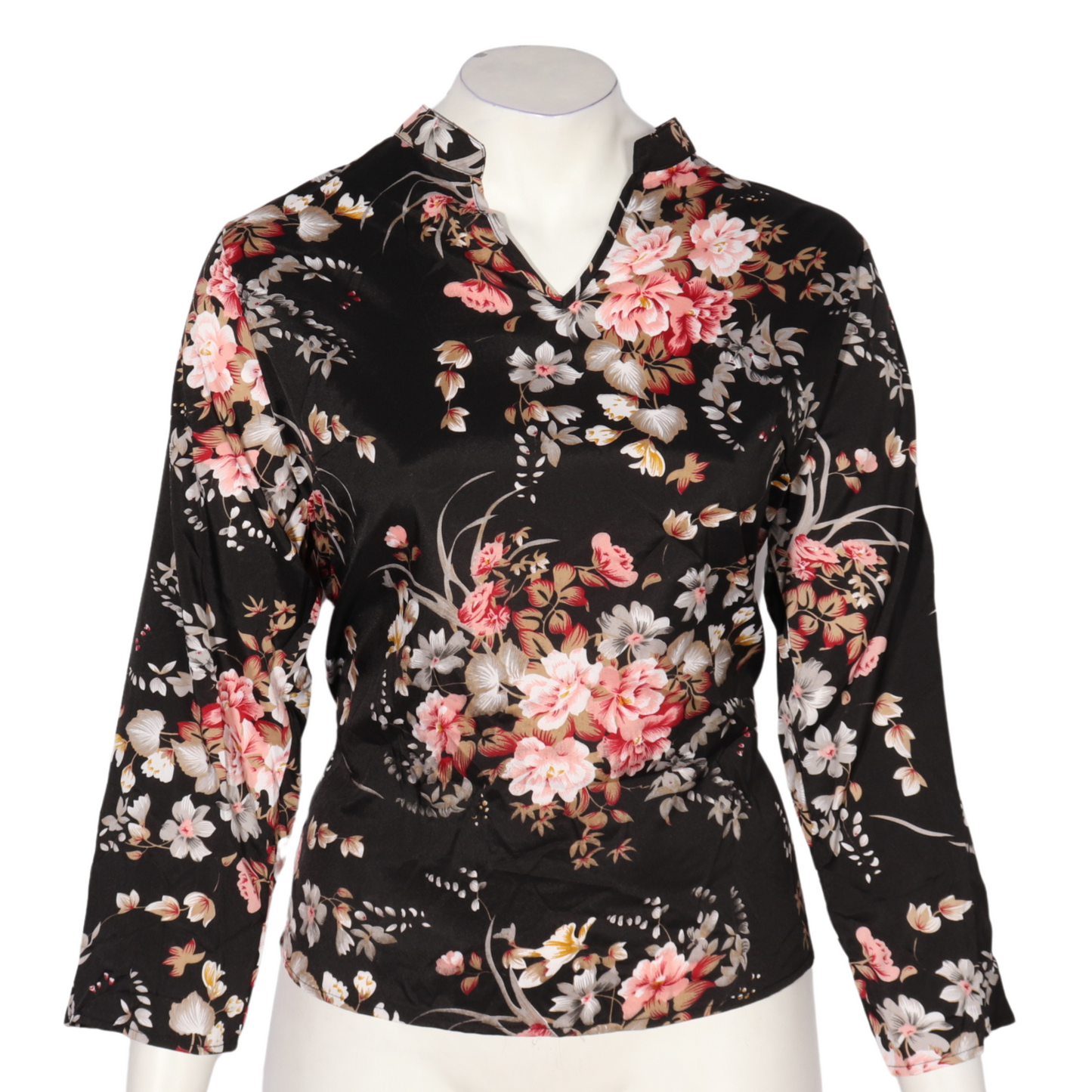 SHEIN - Floral pattern v neck blouse