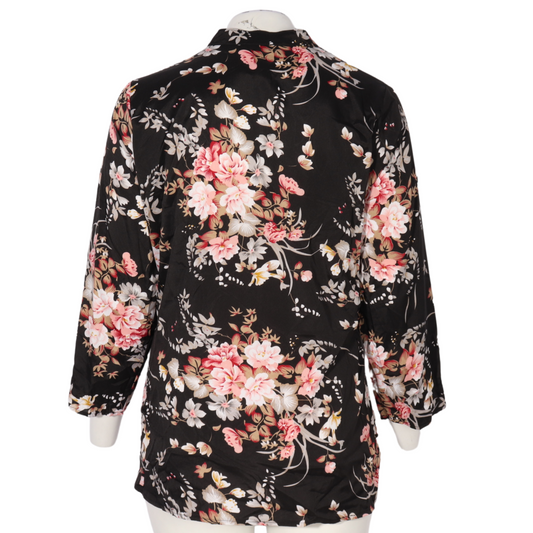 SHEIN - Floral pattern v neck blouse