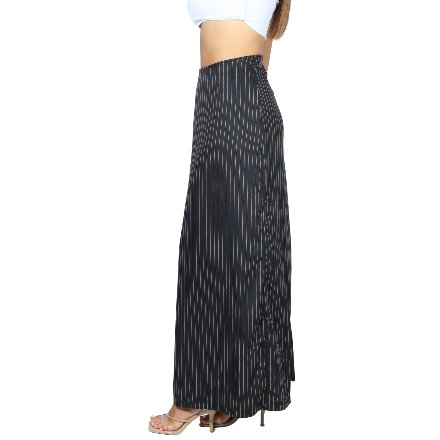 SHEIN - Long Pleated Skirt