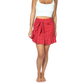 SHEIN - Heart Pattern Side Tie Pleated Skirt