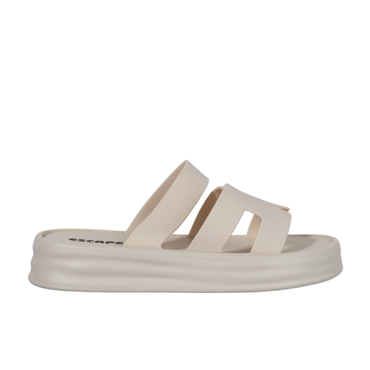 ESCAPE - Cut Out Open Toe Strappy Slipper