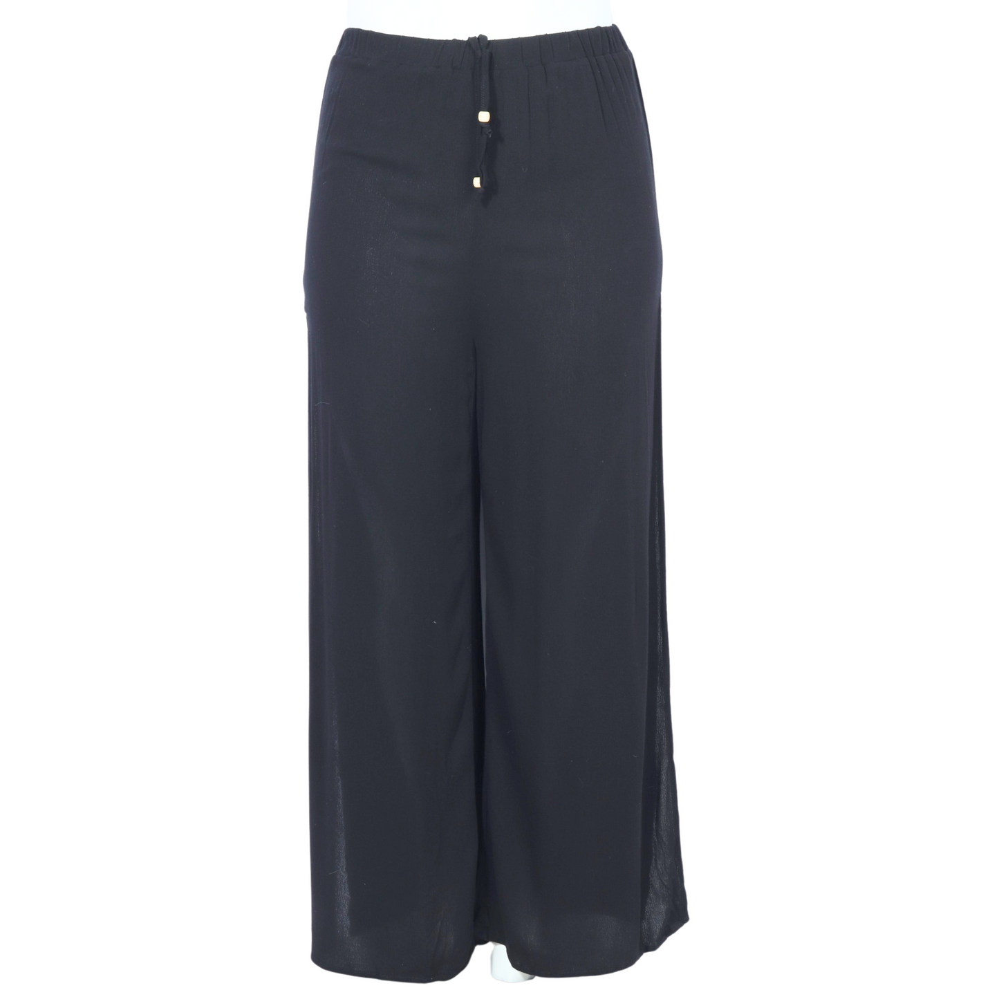 SHEIN - Wide leg faux drawstring pants