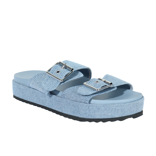 SHEIN - 2 Straps Solid Slipper