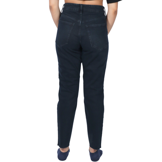 OLD NAVY - Straight Button-Fly Cut-Off Jeans