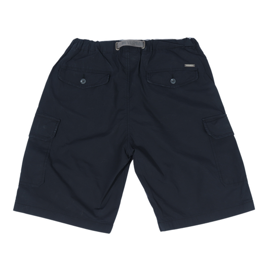 ALCOTT - Cotton solid cargo shorts