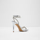 ALDO - Textile Metallic Ankle Strap Sabdals