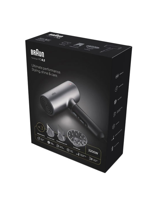 BRAUN - Hairdryer Super ionic function