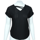 SHEIN - V neck lace design t-shirt