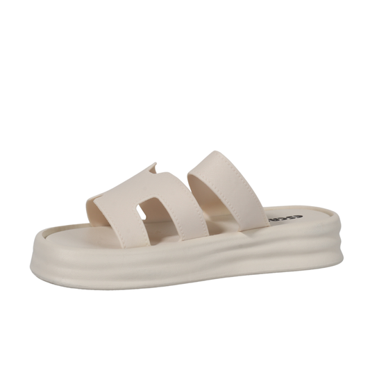 ESCAPE - Cut Out Open Toe Strappy Slipper