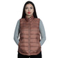 32 HEAT Womens Jackets S / Brown 32 HEAT -  Heat Zip Vest Lightweight Zip Pockets Sleeveless