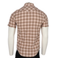 MUTUAL WEAVE - Plaid double pocket shirt