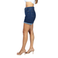 SHEIN - High Waist Roll Up Hem Denim Shorts