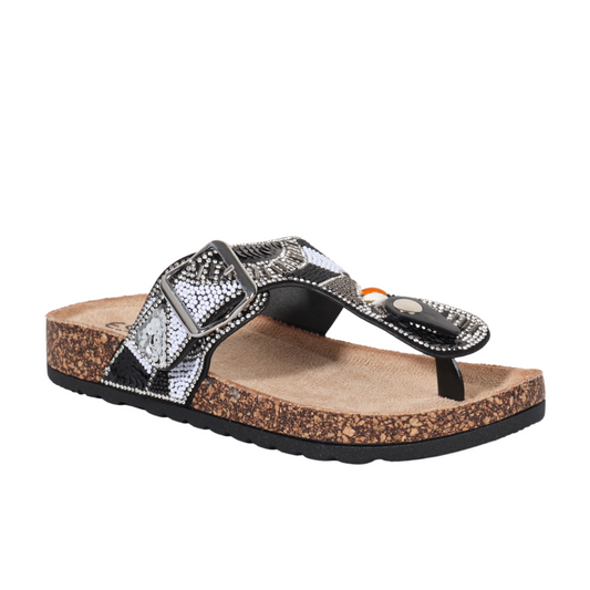 ESCAPE -  Rhinestone Sandals Elegant Slippers