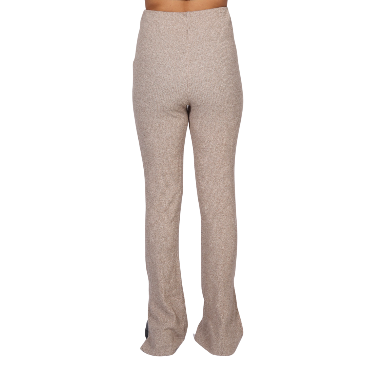 OXXO - High Rise Knitwear Pants with Cuff Detail