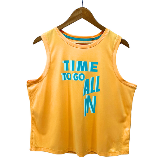 XERSION - Printed Words Sleeveless T-shirt