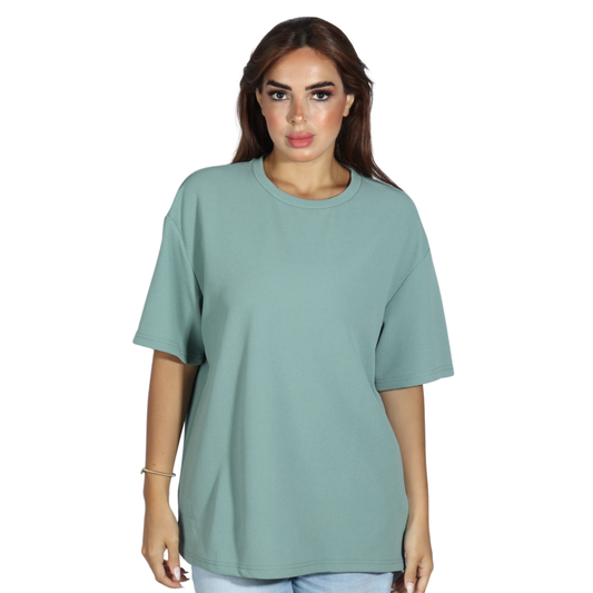 SHEIN - Solid Split Side T-shirt