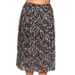 OXXO - Pleated floral pattern skirt