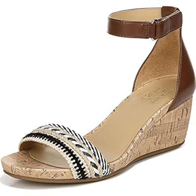 NATURALIZER - Faux wood Areda Wedge Sandal