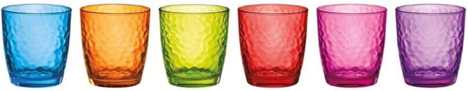 TOGNANA -  Set of Colored Glasses, 320ml