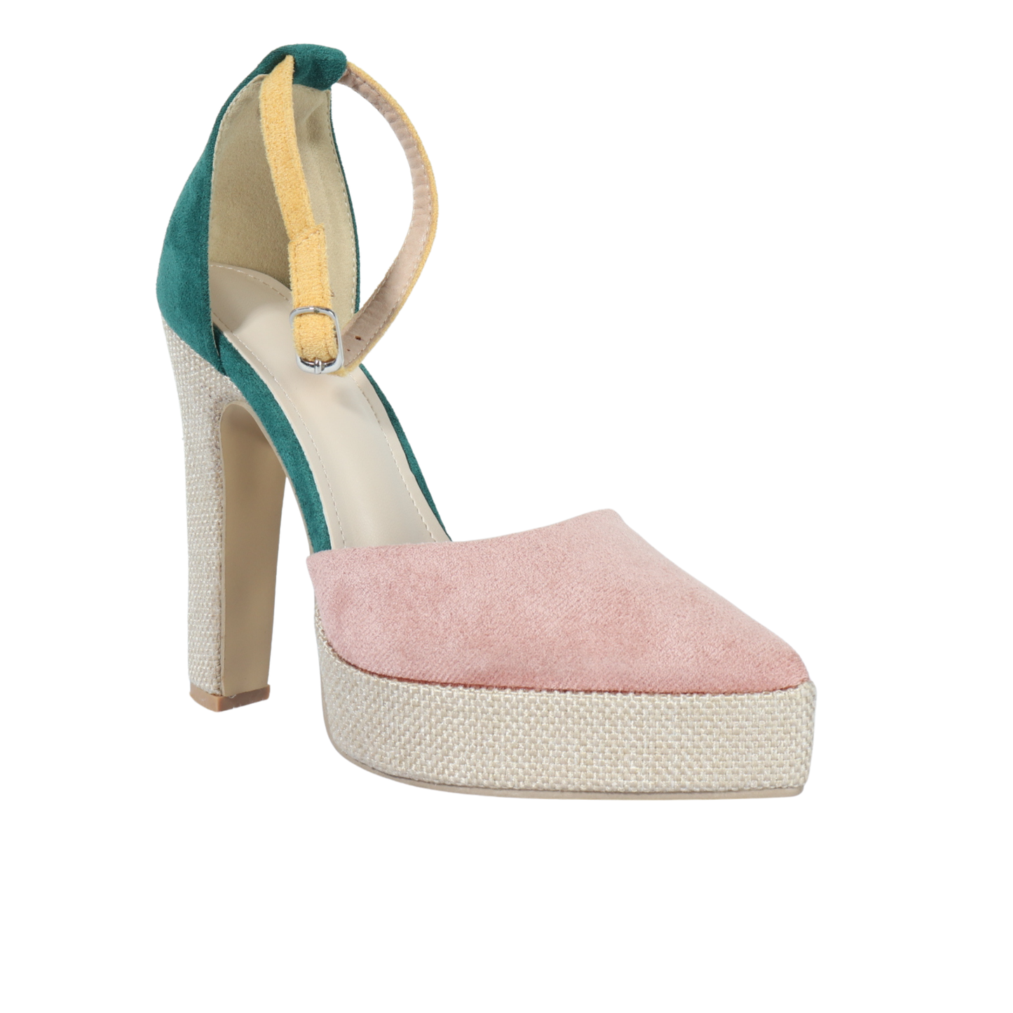 SHEIN - Point Toe Platform Chunky Heeled Pumps
