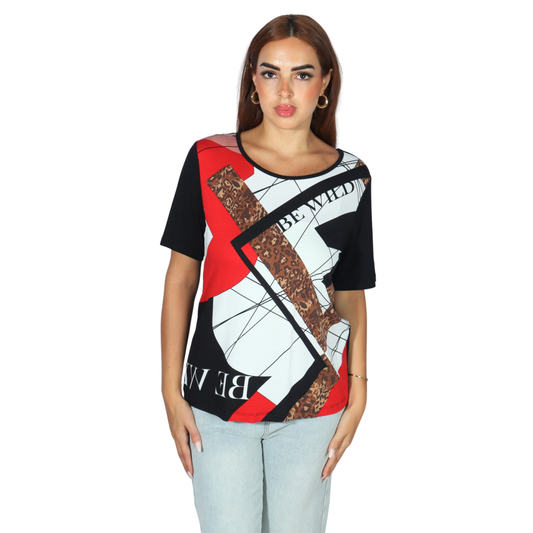 Short Sleeve Printed T-shirt