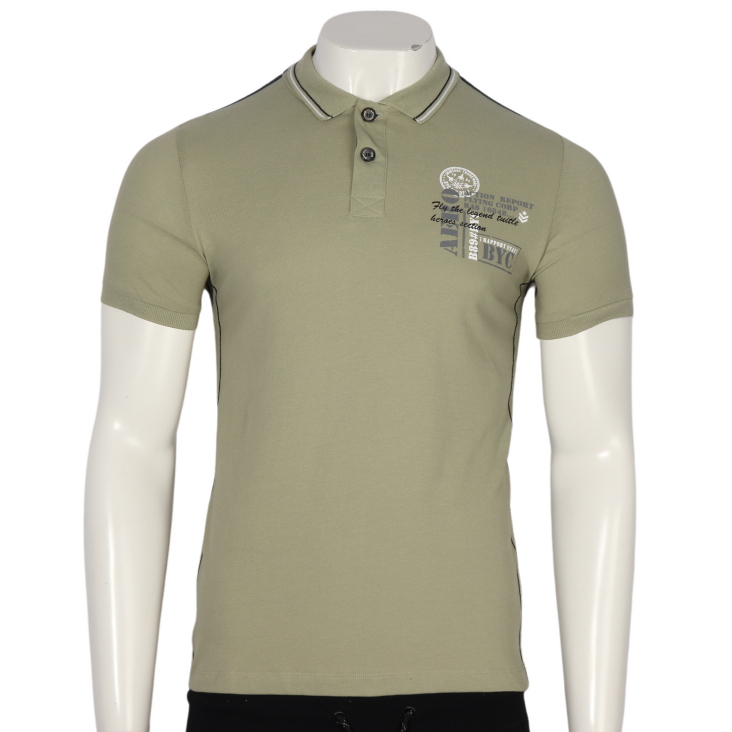 BOYCOTT - Printed Polo T-Shirt