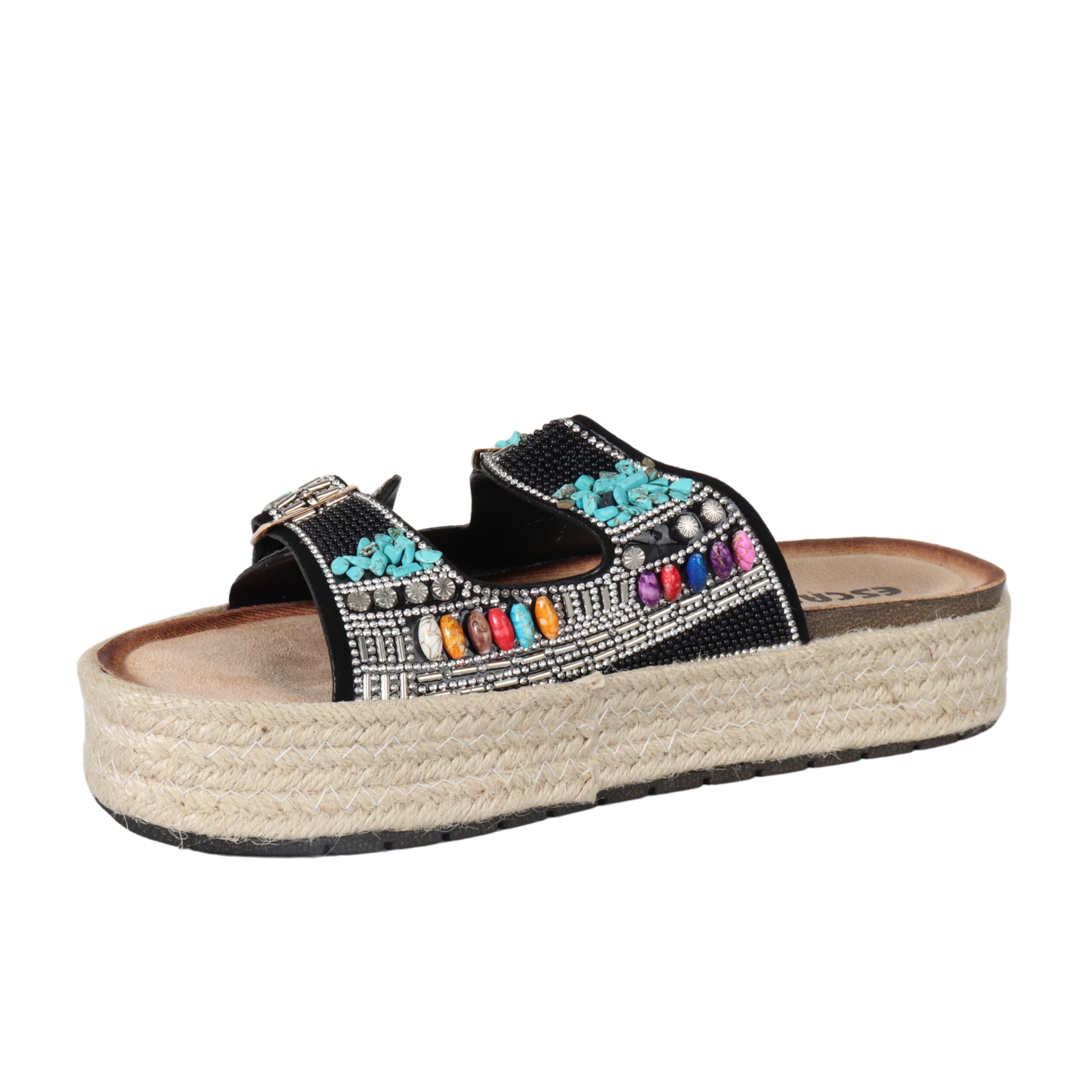 ESCAPE - Woven design Sparkle slipper