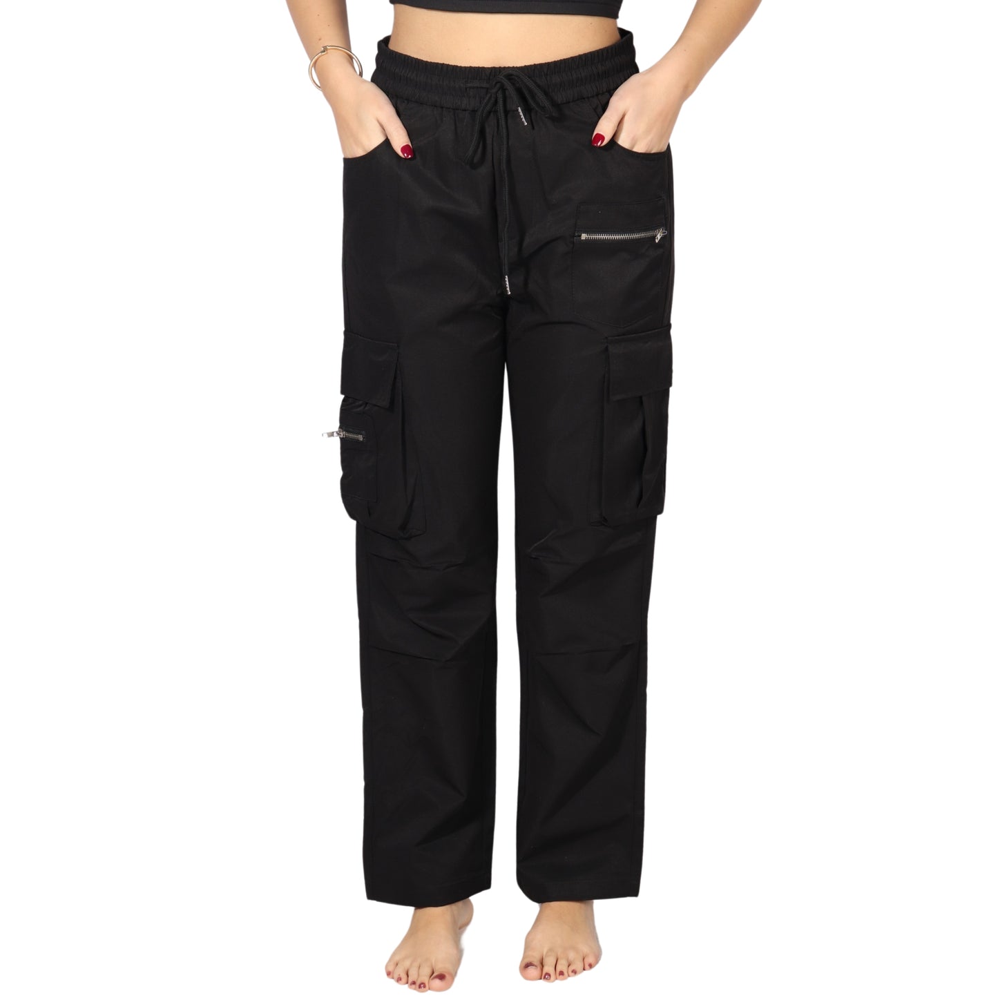 SHEIN - Side Pocket Flap Cargo Pants