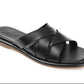 JOURNEE COLLECTION - Parker Leather Square Toe Slide Slipper