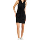 JUST POLLY - Ruched Slinky Dress