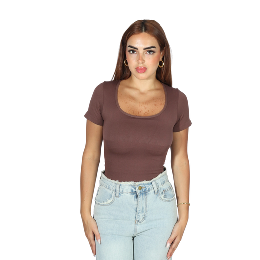 SHEIN - Short Sleeve Bodysuit