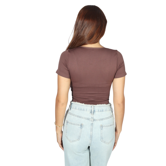 SHEIN - Short Sleeve Bodysuit