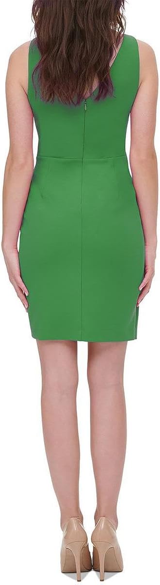 GUESS - Asymmetric V-Neck Bodycon Dress