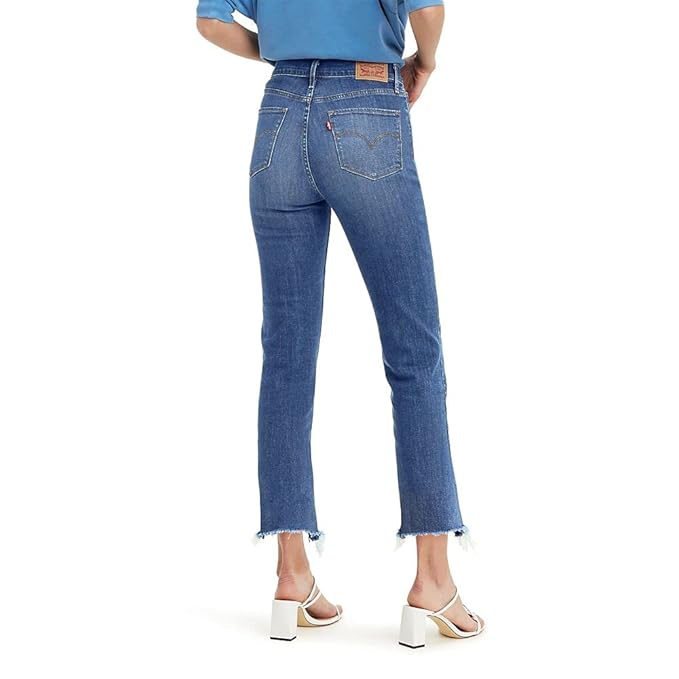 LEVI'S -  724 Straight-Leg Cropped Jeans