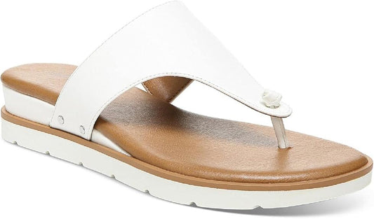 STYLE & CO. - Faux Leather Thong Flat Slipper