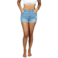 SHEIN - Ripped Raw hem Denim Short