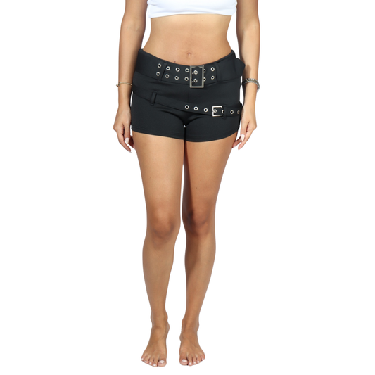 SHEIN - Belts Designed Short