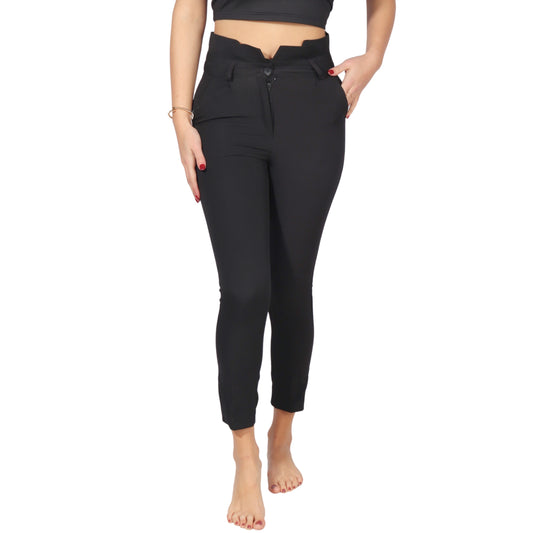 SHEIN - Frill Waist Pants