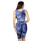 Marbled t-shirt shorts sports set