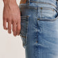 ALCOTT - Skinny cotton solid denim