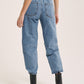 ALCOTT - Solid cinched waist denim