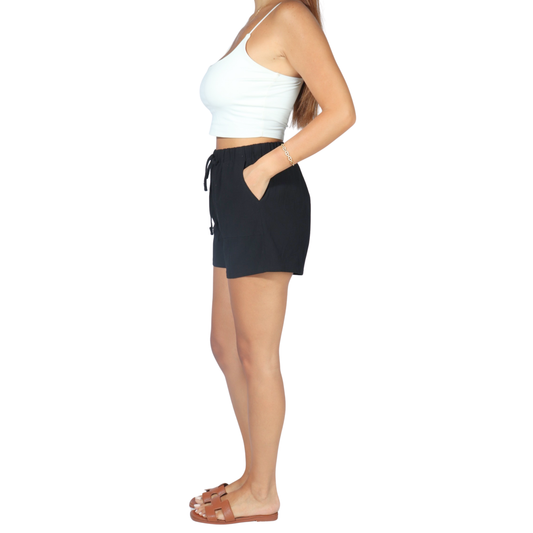 SHEIN - Shorts with Tassel Tie Waist