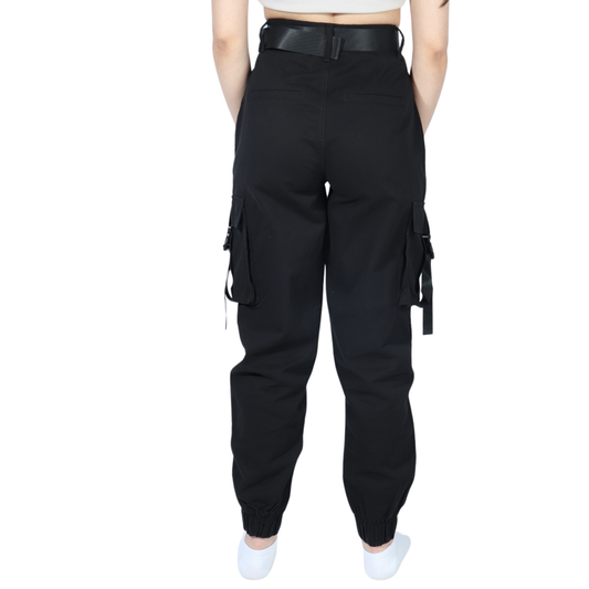 FB SISTER - Cargo pocket bekted pants